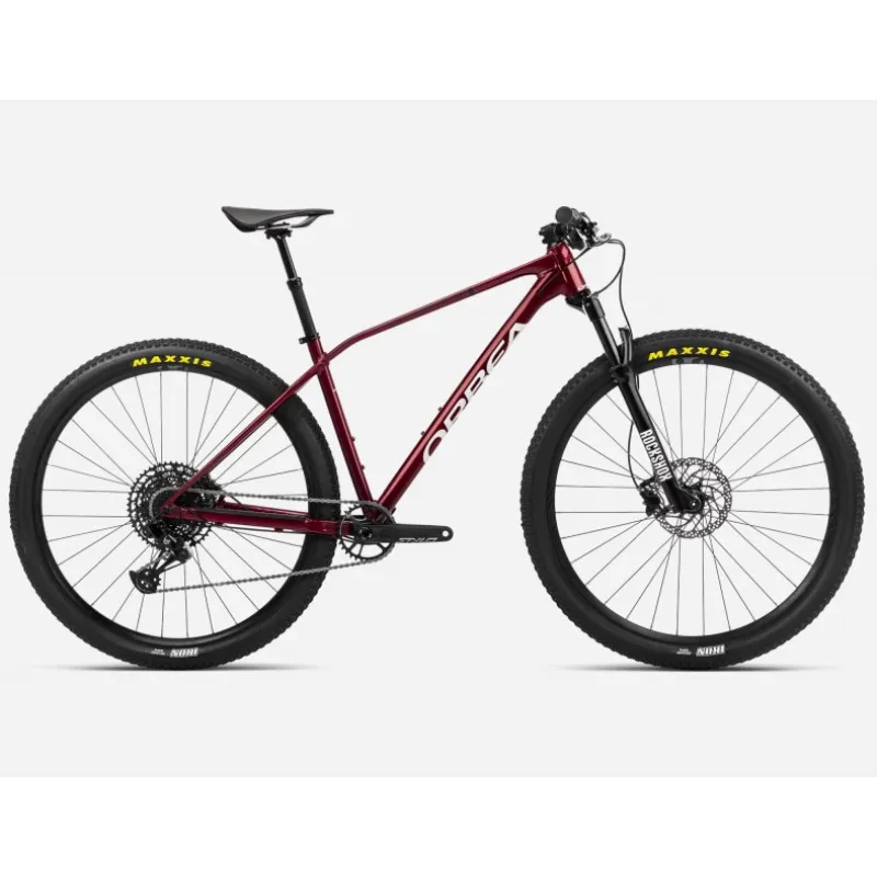 Preferatul clienților Bicicletă ORBEA ALMA H10-EAGLE M Metallic Dark Red - Chic White